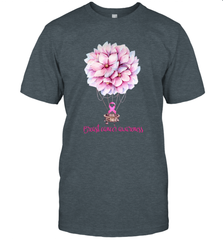 Flowers Hot Air Balloon Breast Cancer Awareness T-Shirt - Giftstshirt