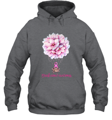 Flowers Hot Air Balloon Breast Cancer Awareness Hoodies - Giftstshirt