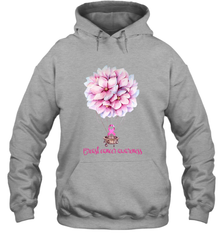Flowers Hot Air Balloon Breast Cancer Awareness Hoodies - Giftstshirt